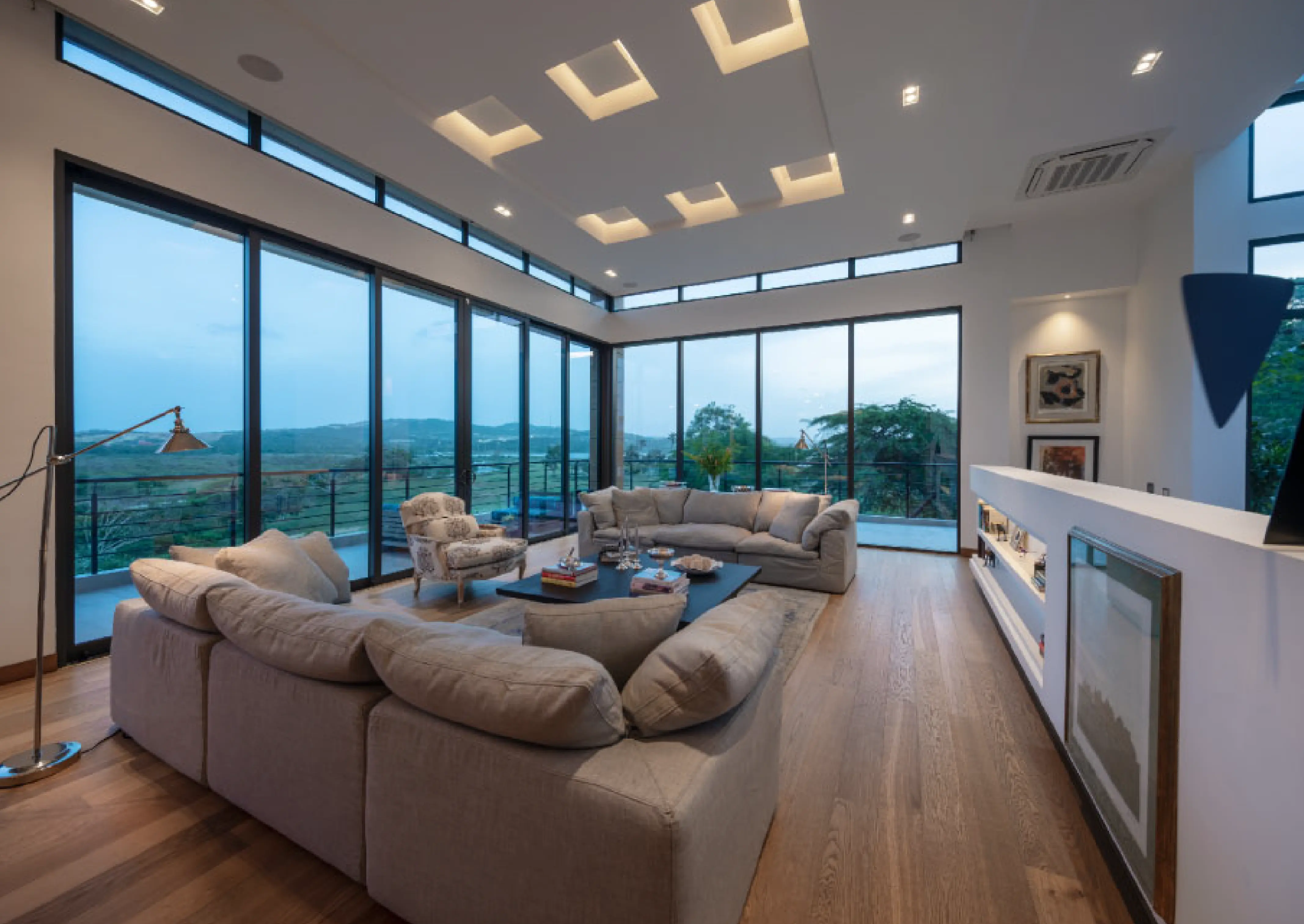Sala de estar casa campestre Martha Villarreal